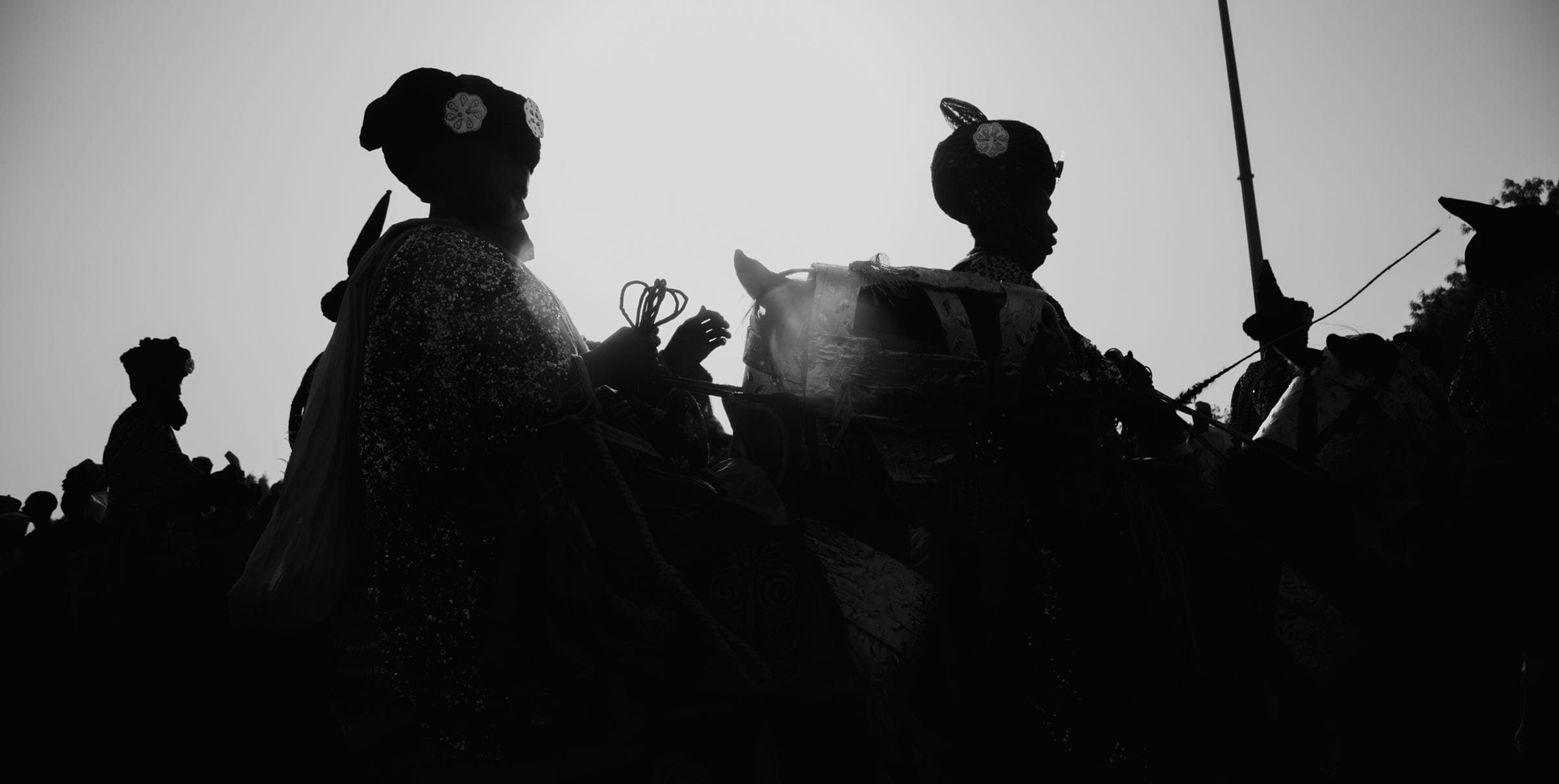 Durbar riders in ceremonial dress