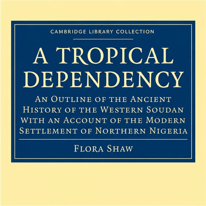 A history of Northern Nigeria on a book cover