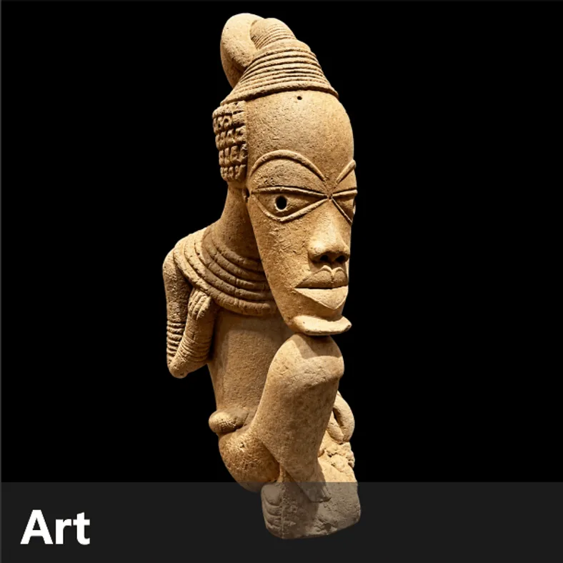 Nok-Style Terracotta Figure
