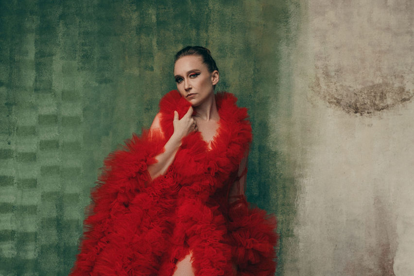 Editorial fashion portrait